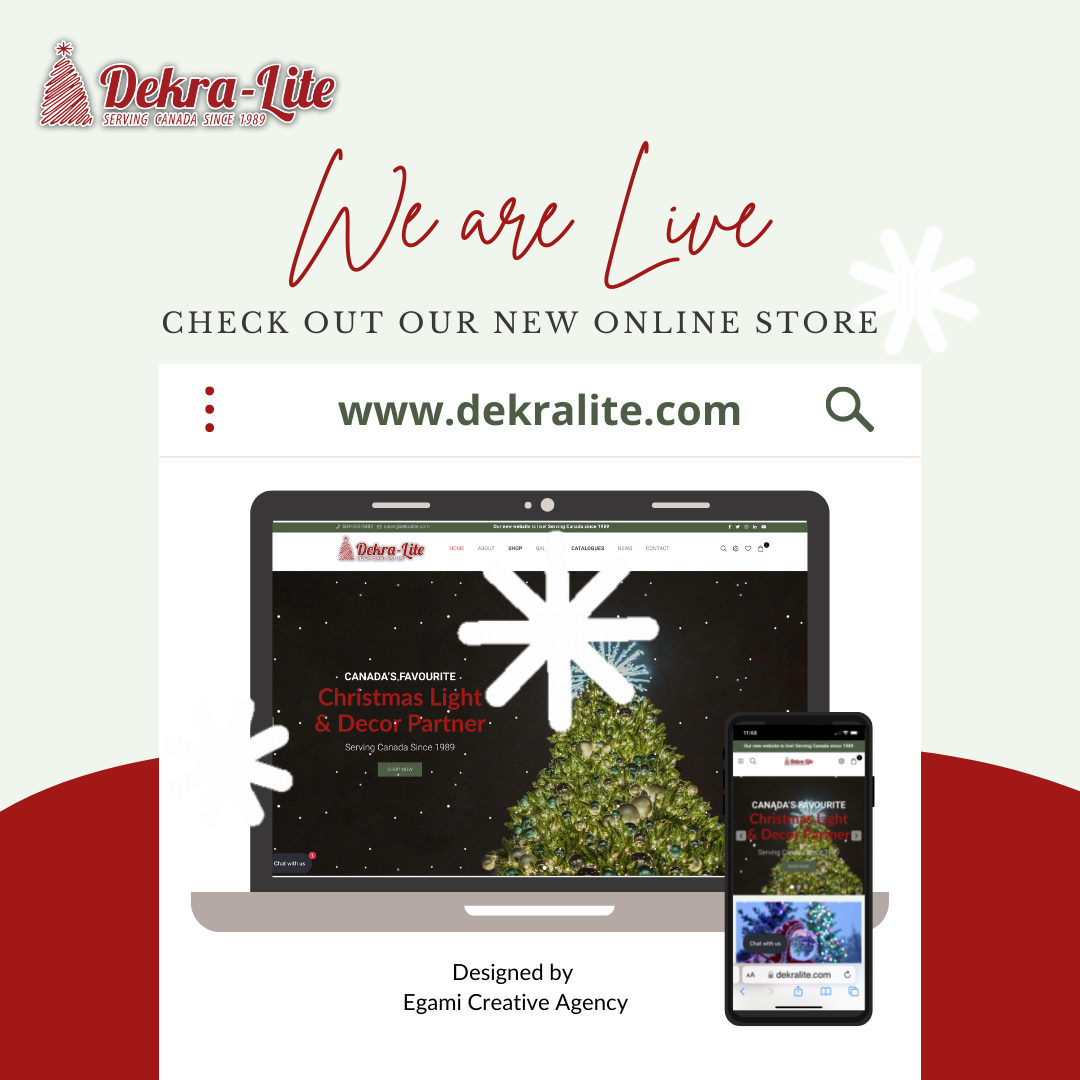 Introducing our NEW Online Shopify Store!!! Dekra Lite Store