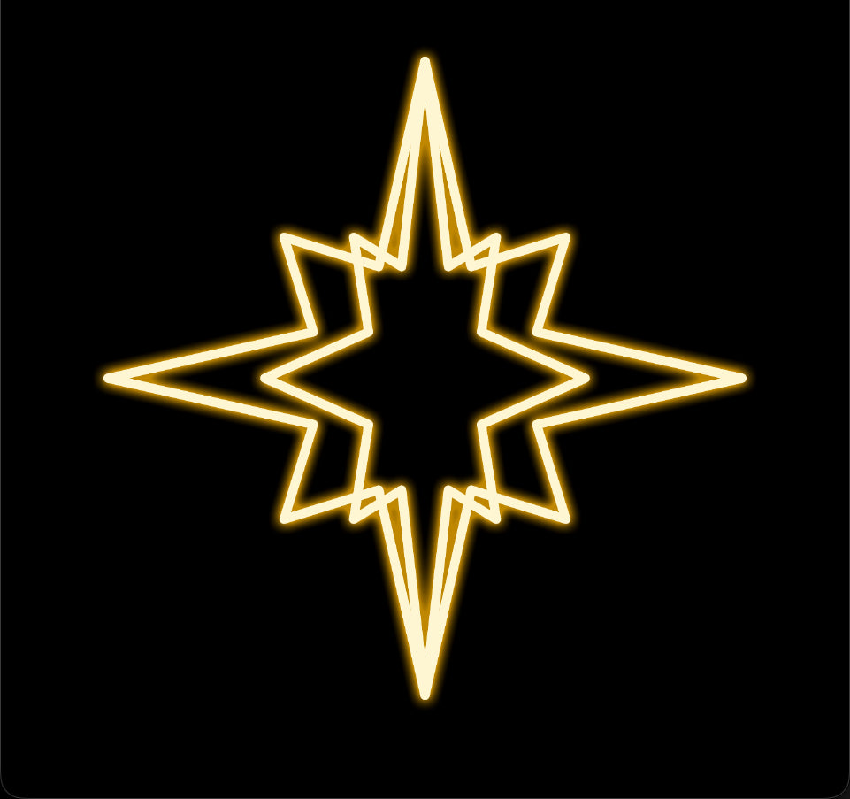 Moravian Star Topper