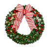 Candy Cane Pre-Decorated Wreaths