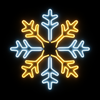 Ropelight Durian Snowflake