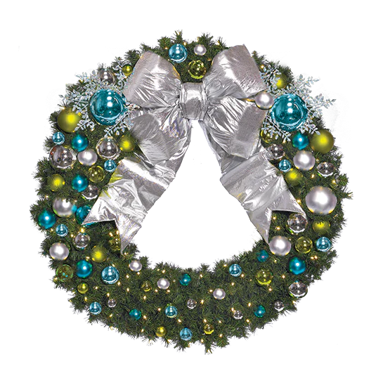 Coastal Christmas Pre-Decorated Wreaths