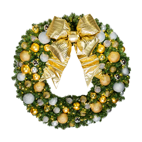 Elegant Pre-Decorated Wreaths