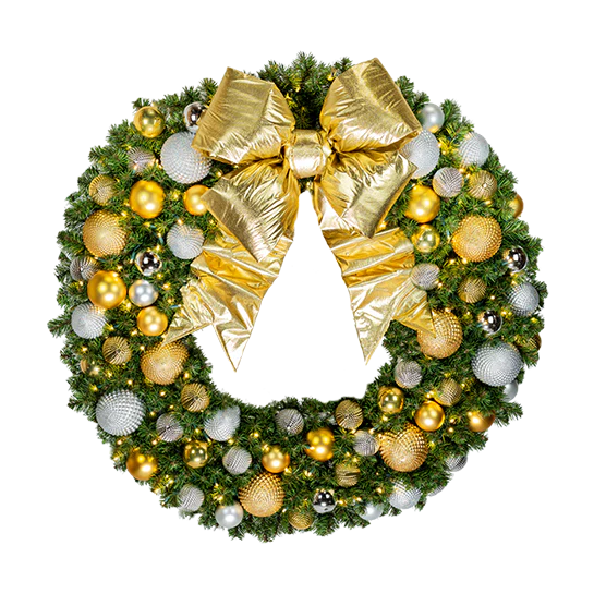 Elegant Pre-Decorated Wreaths