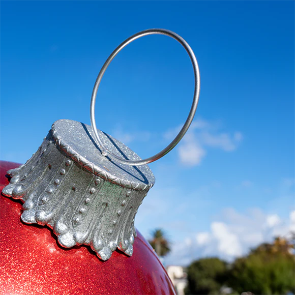 Giant Fiberglass Ornament Stacks