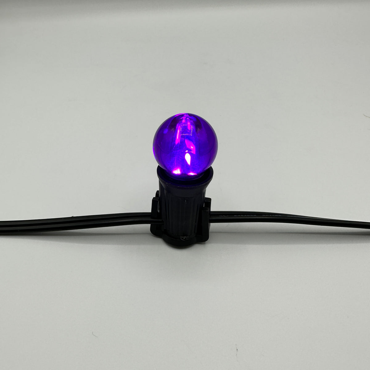 G30 LED, - Transparent (smooth) bulb with E17 base