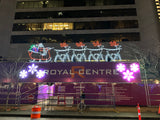 Santa Sleigh & Reindeer 2D Rope Light Display