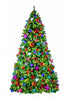 Multicolor Pop Pre-Decorated Trees