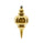 Striped Finial Ornaments