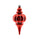 Striped Finial Ornaments