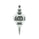 Striped Finial Ornaments