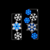 Multi Snowflakes Pole Mount