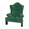 Wing Back Santa Chairs