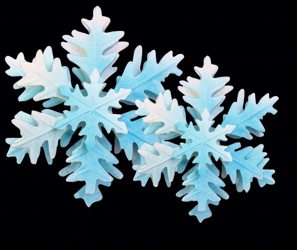 Metal Layered Snowflakes
