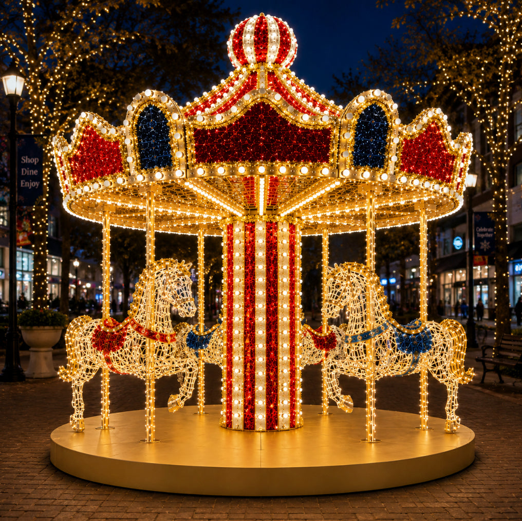 Illuminated Carousel Display