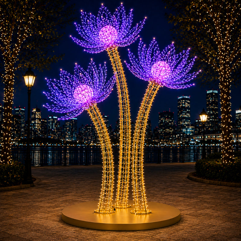 Lotus Flower Sculptures