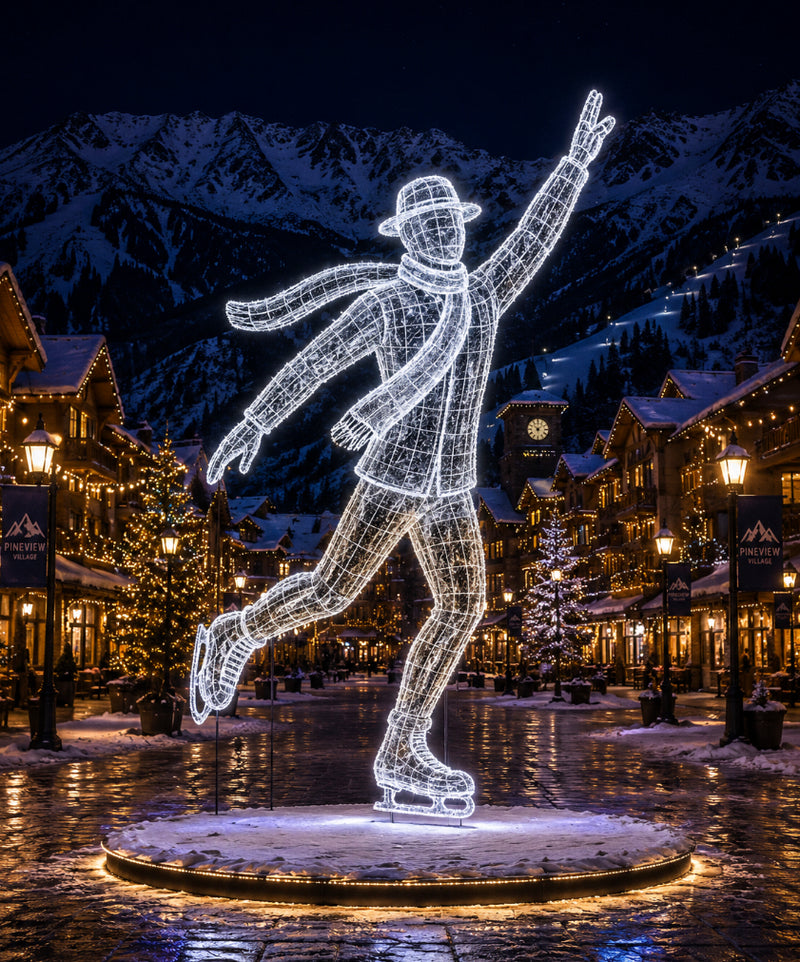 Illuminated Skater Display