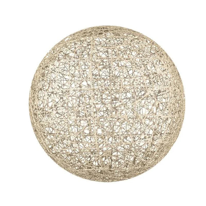 Champagne Glitter Ornament Ball Cage