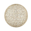 Champagne Glitter Ornament Ball Cage
