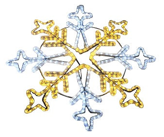 Ropelight Durian Snowflake
