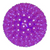 10" Purple LED Spheres