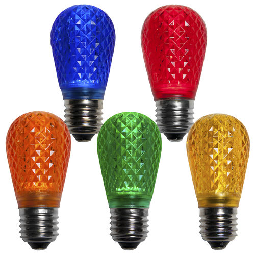 T50 LED FACETED CARNIVAL BULB