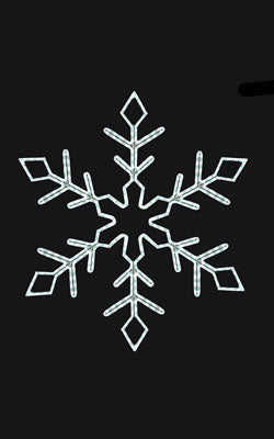 Ropelight Branch Snowflake