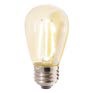 Vintage Bulbs - Small Amber Tinted 4 LEDS Edison Style